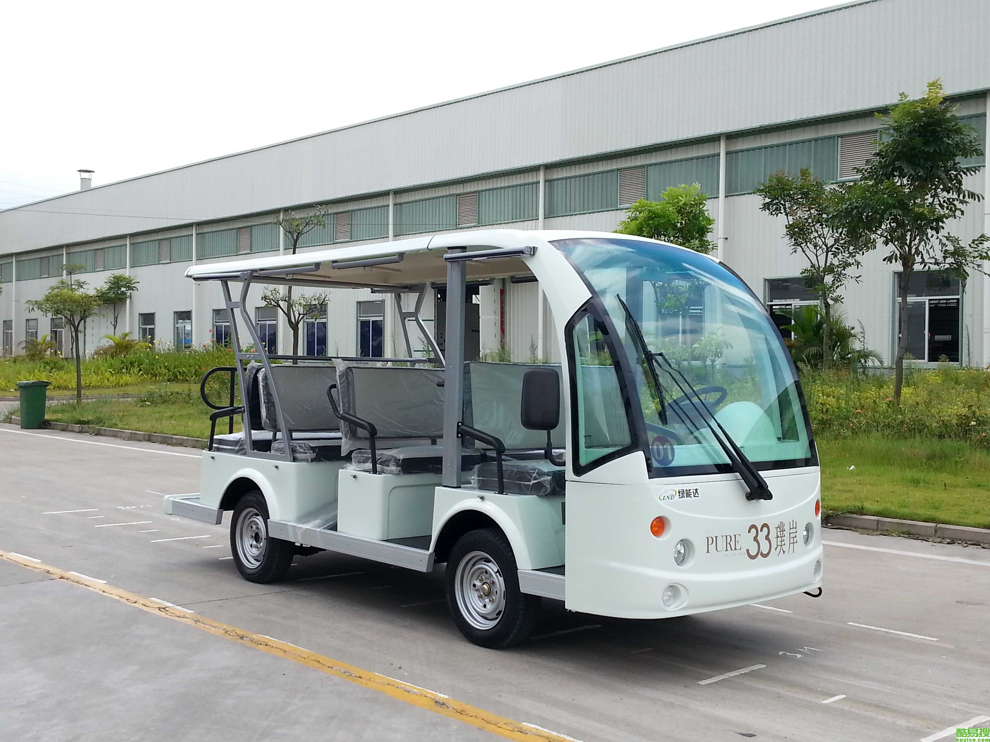 黔西南电动观光车游览,观光电瓶车美观大方,11座观光车